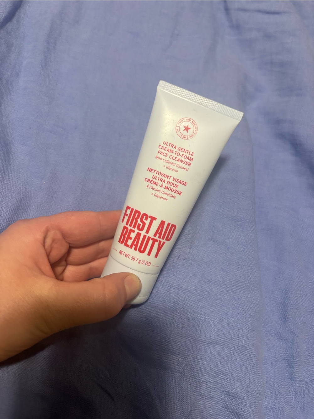Ultra Gentle Cream-to-Foam Face Cleanser with Colloidal Oatmeal + Glycerin